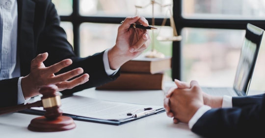 lawyer explaining